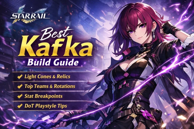Best Kafka Build Guide (Light Cones, Relics, Teams, Stat Breakpoints)