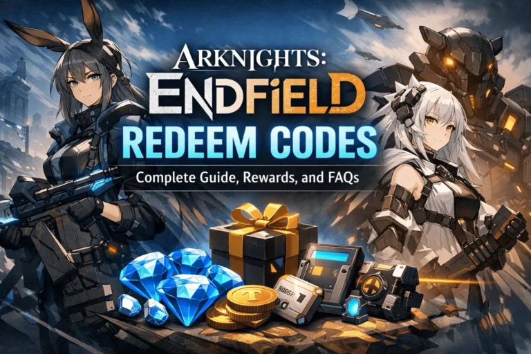 Arknights: Endfield Redeem Codes
