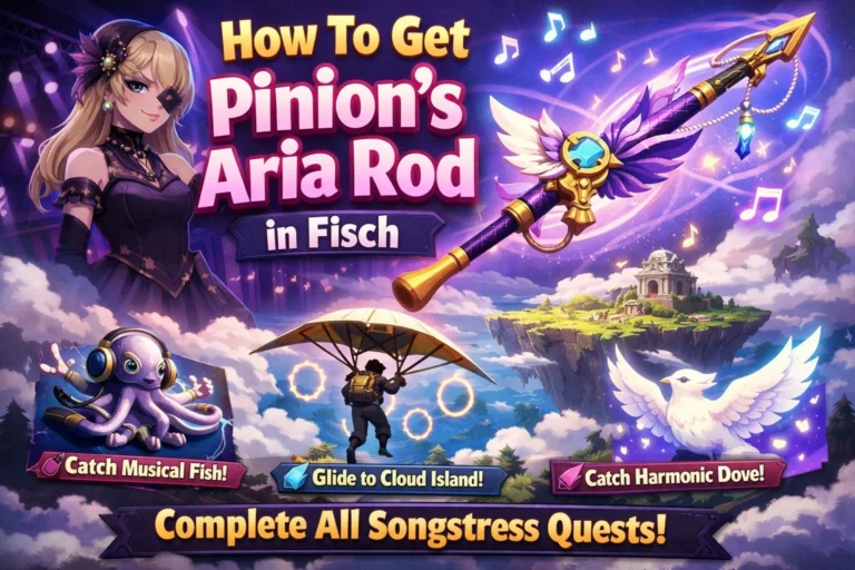 How To Get Pinion’s Aria Rod in Fisch