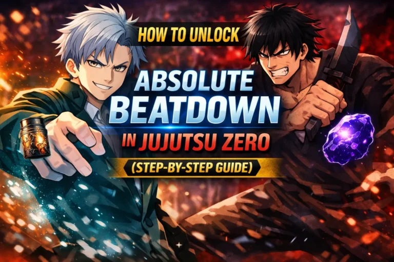 How to Unlock Absolute Beatdown in Jujutsu Zero (Step-by-Step Guide)