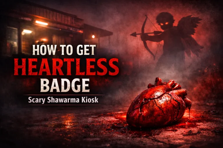 How To Get Heartless Badge in Scary Shawarma Kiosk