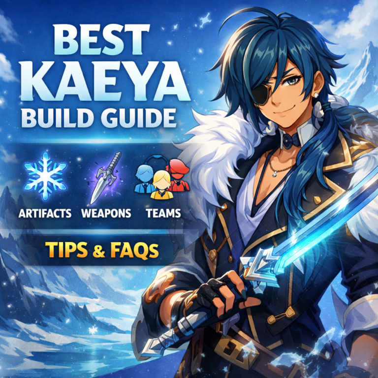 Best Kaeya Build Guide (2026): Artifacts, Weapons, Teams & Tips
