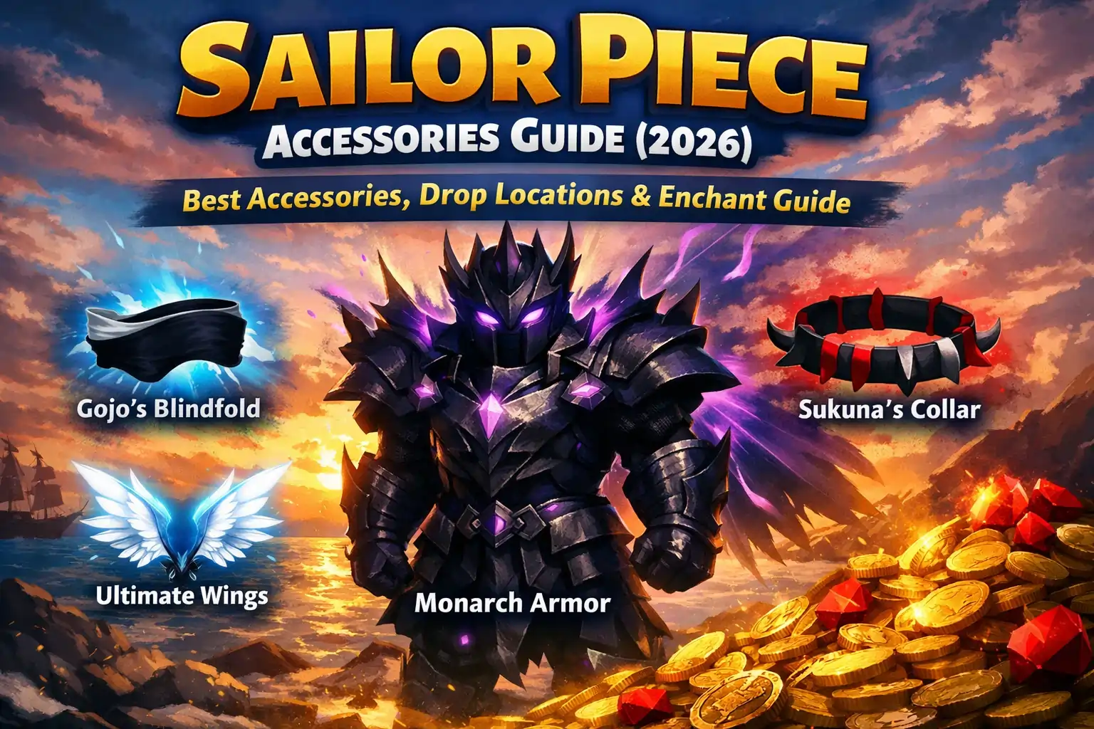 Sailor Piece Accessories Guide (2026) – Best Accessories, Drop Locations