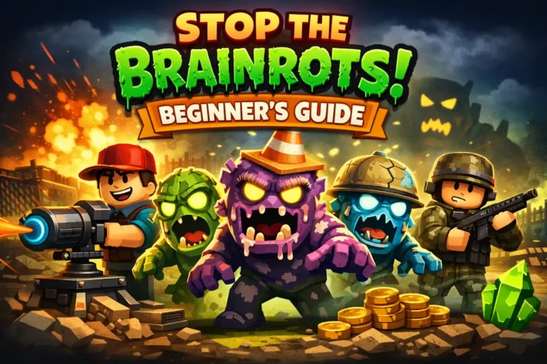 Stop the Brainrots Beginner's Guide