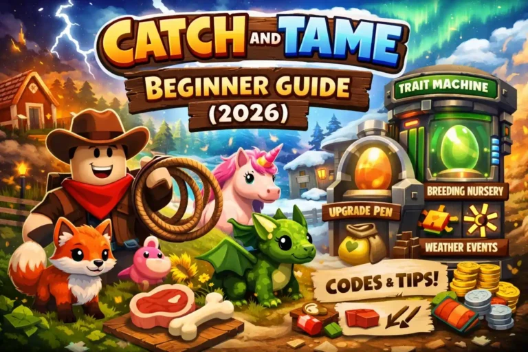 Catch and Tame Beginner Guide