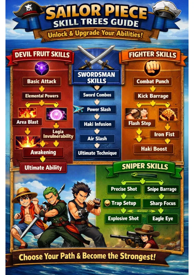 Sailor Piece Skill Trees Guide