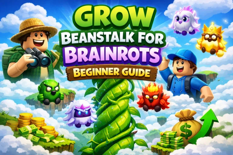 Grow Beanstalk For Brainrots Beginner Guide