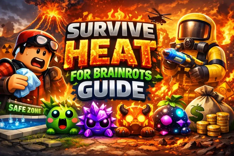Survive HEAT for Brainrots Guide