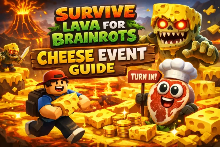 Survive Lava for Brainrots Cheese Event Guide (2026)