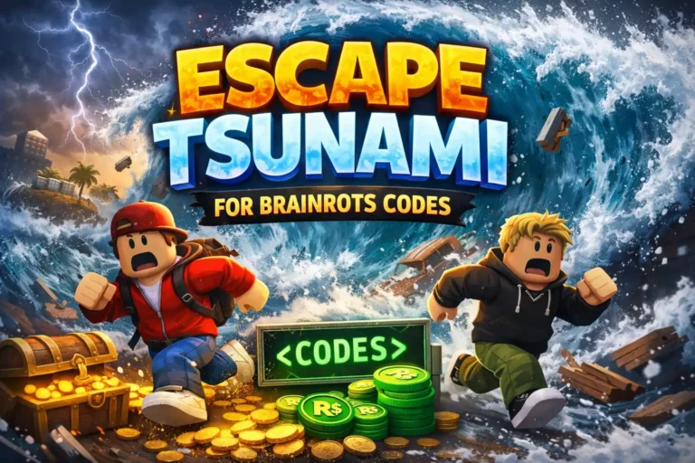 Does Escape Tsunami For Brainrots Have Codes?