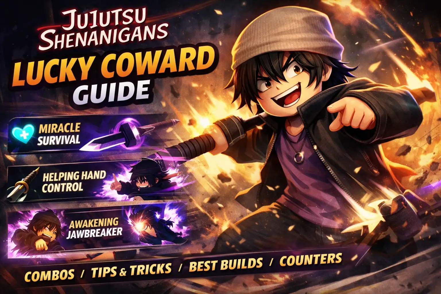 Jujutsu Shenanigans Lucky Coward Guide (2026)